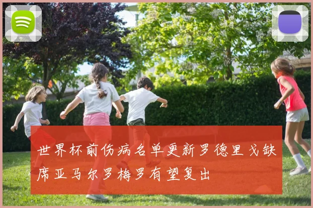世界杯前伤病名单更新罗德里戈缺席亚马尔罗梅罗有望复出